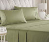 Picture of Queen Size Sheet Set - 4 Piece Set - Hotel Luxury Bed Sheets - Extra Soft - Deep Pockets - Easy Fit - Breathable & Cooling - Wrinkle Free - Comfy - Sage Green Bed Sheets - Queens Sheets - 4 PC