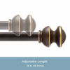 Picture of Kenney Kendall Standard Decorative Window Curtain Rod, 28-48", Oil Rubbed Bronze