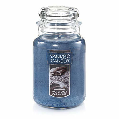 Picture of Yankee Candle Warm Luxe Cashmere Scented Premium Paraffin Grade Candle Wax with up to 150 Hour Burn Time, Large Jar