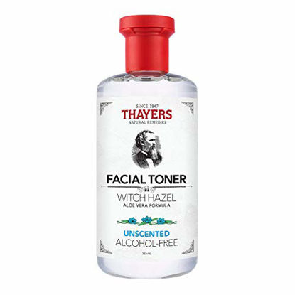 Picture of Thayers Alcohol-Free Unscented Witch Hazel Facial Toner with Aloe Vera Formula - 12 oz