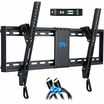 Picture of Mounting Dream UL Listed TV Mount for Most 37-70 Inches TVs, Universal Tilt TV Wall Mount Fits 16", 18", 24" Studs with Loading 132 lbs & Max VESA 600x400mm,Low Profile Wall Mount Bracket MD2268-LK