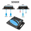 Picture of OREI 164-Feet HDMI Extender Over Single CAT5e/CAT6 up to 1080p, Full HD, Loop Out Option, with IR (EX-165C)