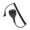 Picture of Motorola Original OEM PMMN4013 PMMN4013A Remote Speaker Microphone with 3.5mm Audio Jack, Coiled Cord & Swivel Clip, Intrinsically Safe