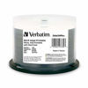 Picture of Verbatim BD-R 25GB 16X DataLifePlus White Inkjet Printable, Hub Printable - 50pk Spindle (97339)