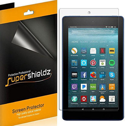 Picture of (3 Pack) Supershieldz for All New Fire 7 Tablet 7 inch Screen Protector, (9th and 7th Generation, 2019 and 2017 Release), High Definition Clear Shield (PET)