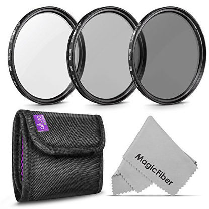 Picture of 72MM Altura Photo Professional Photography Filter Kit (UV, CPL Polarizer, Neutral Density ND4) for Camera Lens with 72MM Filter Thread + Filter Pouch
