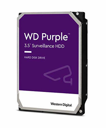 Picture of Western Digital 1TB WD Purple Surveillance Internal Hard Drive - 5400 RPM Class, SATA 6 Gb/s, , 64 MB Cache, 3.5" - WD10PURZ