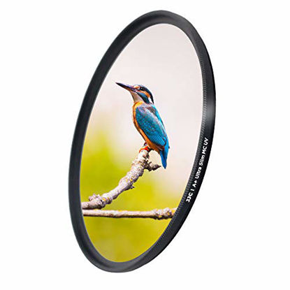 Picture of JJC Multi-Coated 58mm UV Filter for Canon EOS Rebel T7 T6 T8i T7i SL3 90D 80D 4000D 2000D with EF-S 18-55mm Kit Lens, for Fuji Fujifilm X-S10 X-T3 X-T2 XT30 XT20 X-E3 with XF 18-55mm Kit Lens & More