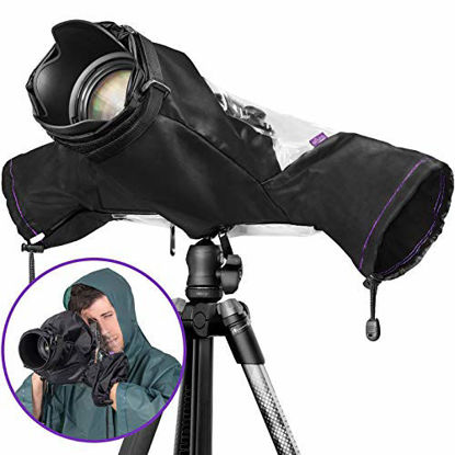 Picture of Altura Photo Professional Rain Cover for Canon Nikon Sony DSLR Mirrorless Cameras