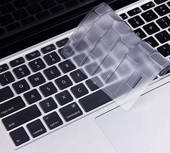 Picture of Ultra Thin Clear Keyboard Cover for MacBook Air 13 Inch (Release 2010-2017) & MacBook Pro 13 Inch, MacBook Pro 15 Inch(with or w/Out Retina Display, 2015 or Older Version), TPU