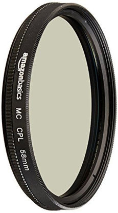 Picture of Amazon Basics Circular Polarizer Camera Lens Filter - 58 mm