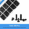 Picture of MEIYYJ 500pcs M2 M2.5 M3 Laptop Notebook Computer Replacement Screws Kit, PC Flat Head Phillips Screw Assortments, Countersunk SSD Electronic Repair Accessories for Sony DELL Samsung IBM HP Toshiba