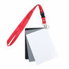 Picture of Foto&Tech Large Size 5"x 7" Waterproof Premium 3 Card Set-18% Grey Card White Balance Card Exposure Photography Card Set Custom Calibration Camera Checker for Digital and Film Photography Video, DSLR