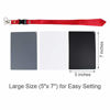 Picture of Foto&Tech Large Size 5"x 7" Waterproof Premium 3 Card Set-18% Grey Card White Balance Card Exposure Photography Card Set Custom Calibration Camera Checker for Digital and Film Photography Video, DSLR