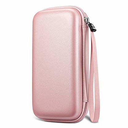 Picture of Graphing Calculator Carrying Case for Texas Instruments TI-84 Plus CE, Fintie Hard EVA Shockproof Travel Protective Box (Rose Gold)