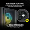Picture of Corsair 4000D Airflow Tempered Glass Mid-Tower ATX PC Case - Black