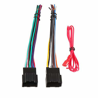 Picture of RED WOLF Factory Radio Stereo Replacement Wire Harness Compatible with Chevy GMC Express Savana Buick 2006-2017 Model Updated