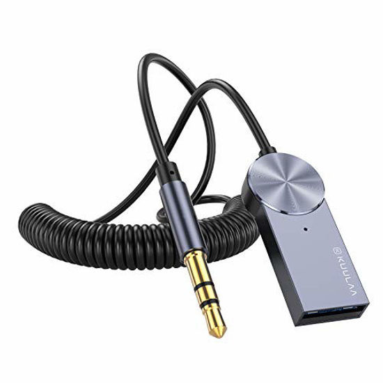 Car Bluetooth Module,Bluetooth 5.0 AUX Cable Bluetooth AUX Adapter  Auxiliary Audio Cable Smooth Operation