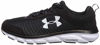 Picture of Under Armour mens Charged Assert 8 Running Shoe, Black/White, 9 X-Wide US