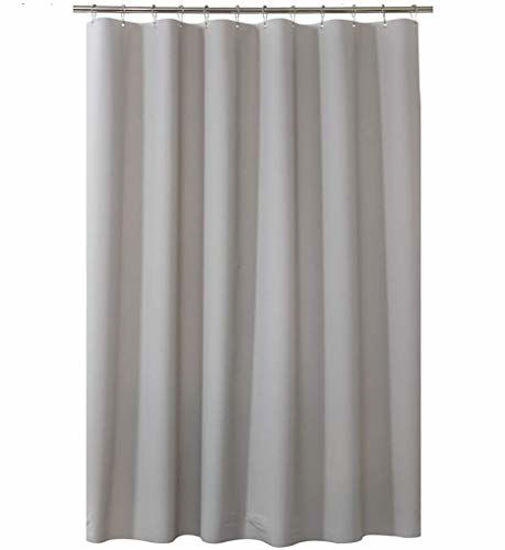 Amazer Shower Curtain Hooks Rings and AmazerBath Plastic Shower Curtain,  Rust-Resistant Metal Glide Shower Hooks, EVA 8G Shower Curtain with Heavy