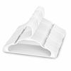 Picture of Sharpty Plastic Clothing Notched Hangers Ideal for Everyday Standard Use, (White, 50 Pack)