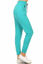 Picture of Leggings Depot JGA128-JADE-L Solid Jogger Track Pants w/Pockets, Large