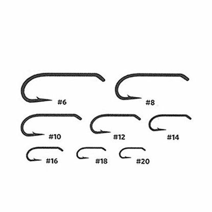 Picture of Umpqua Fly Tying Hooks U101 50Pk 20 Nymph Hook 1X Strong Wire Sproat Bend
