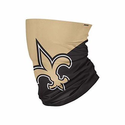 Picture of NFL FOCO New Orleans Saints Neck Gaiter, One Size, Big Logo