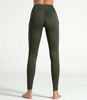 Picture of Dragon Fit High Waist Yoga Leggings with 3 Pockets,Tummy Control Workout Running 4 Way Stretch Yoga Pants (Small, Olive Green)