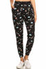 Picture of JGAX-S506-1X Unicorn Cloud Print Jogger Track Pants w/Pockets, 1X
