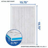 Picture of Aerostar Home Max 16x20x1 MERV 13 Pleated Air Filter, Made in the USA, Captures Virus Particles, 6-Pack