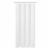 Picture of RV Shower Curtain Liner Fabric 47 x 64 inches, Hotel Quality, Washable, Water Repellent, White Bathroom Curtains with Grommets, 47x64