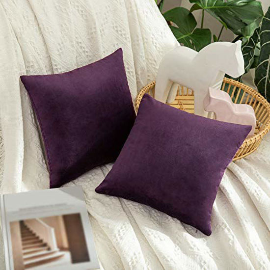 Eggplant colored sales throw pillows