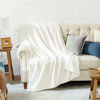 Picture of BEDSURE Sherpa Fleece Blanket Queen Size(Not Electrical) White Plush Throw Blanket Fuzzy Soft Blanket Microfiber