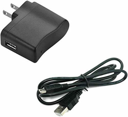 Picture of Graphing Calculator Charger: USB Power/Data Cable & Wall AC Adapter for Texas Instruments Calculators TI-84 Plus TI-84 Plus C Silver Edition TI 89 Titanium TI Nspire CX TI Nspire CX CAS