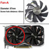 Picture of inRobert GAA8S2U GA91S2H Video Card Fan Replacement for Zotac GTX 1070 Ti Mini,GTX 1080 Ti Mini Graphic Card (Fan-AB)