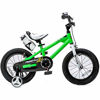 Picture of RoyalBaby Kids Bike Boys Girls Freestyle BMX Bicycle with Training Wheels Kickstand Gifts for Children Bikes 16 Inch Green
