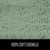 Picture of Gorilla Grip Original Luxury Chenille Bathroom Rug Mat, 48x24, Extra Soft and Absorbent Shaggy Rugs, Machine Wash and Dry, Perfect Plush Carpet Mats for Tub, Shower, and Bath Room, Sage Green