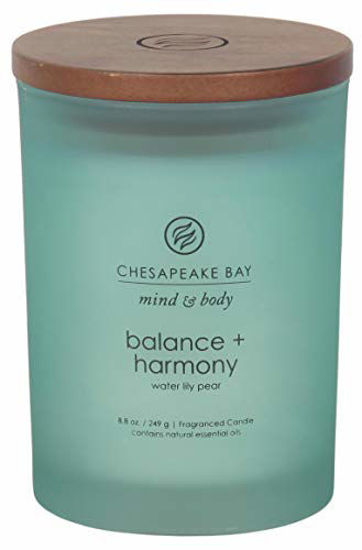 Picture of Chesapeake Bay Candle Scented Candle, Balance + Harmony (Water Lily Pear), Medium