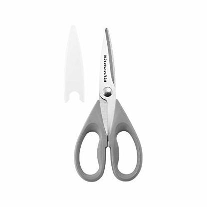 Picture of KitchenAid All Purpose Shears with Protective Sheath, 8.72-Inch, Gray