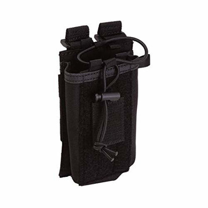 Picture of 5.11 Radio Pouch Compatible with 5.11 Bags/Packs/Duffels, Style 58718, Black