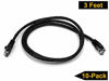 Picture of iMBAPrice 10' Cat5e Network Ethernet Patch Cable, 10 Pack, Black (IMBA-CAT5-10BK-10PK)