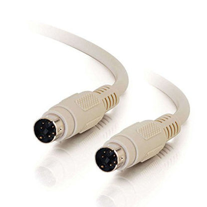 Picture of C2G 02692 PS/2 M/M Keyboard/Mouse Cable, Beige (6 Feet, 1.82 Meters)