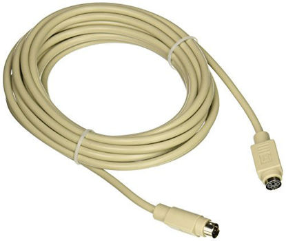Picture of C2G 09469 PS/2 M/F Keyboard/Mouse Extension Cable (15 Feet, 4.57 Meters), Beige