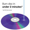 Picture of Verbatim CD-RW 700MB 2X-4X DataLifePlus Silver Inkjet Printable with Branded Hub - 50pk Spindle - 95159