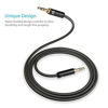 Picture of Syncwire Long Aux Cable 6.5Ft- Auxiliary Audio Cable for Headphones, Car, Home Stereos, iPhone/Ipad iPod/Echo Dot, Galaxy S8/ Galaxy Note 8/ Smartphones & More - Black