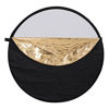 Picture of NEEWER 32-Inch 80CM Portable 5 in 1 Translucent, Silver, Gold, White, and Black Collapsible Round Multi Disc Light Reflector for Studio or any Photography Situation