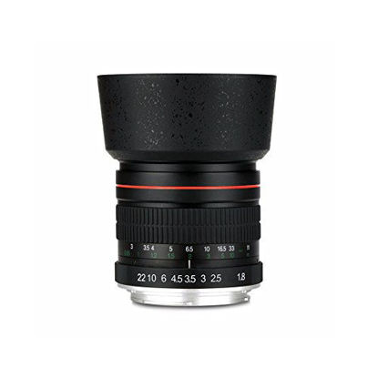 Picture of Lightdow 85mm F1.8 Medium Telephoto Manual Focus Full Frame Portrait Lens for Canon EOS Rebel T8i T7i T7 T6 T3i T2i 4000D 2000D 1300D 850D 800D 600D 550D 90D 80D 77D 70D 50D 6D 5D etc