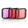 Picture of SOONSUN 3 Pack Dive Filter for GoPro Hero 5 6 7 Black Super Suit Dive Housing - Red,Light Red and Magenta Filter - Enhances Colors for Various Underwater Video and Photography Conditions