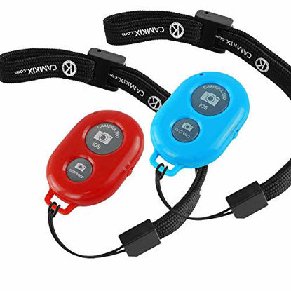 Picture of CamKix Camera Shutter Remote Control with Bluetooth Wireless Technology - 2 Pack - Create Amazing Photos and Videos Hands-Free - Works with Most Smartphones and Tablets (iOS and Android)